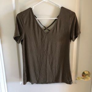 Olive Green Top